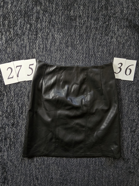 Na-Kd Dresses & Skirts - Na-Kd Black Faux Leather Mini Skirt - Sleek Pencil Style